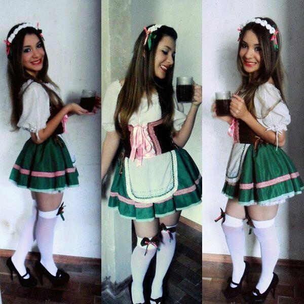 Alem marrom e verde